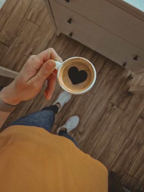 Cup of coffee before a workout