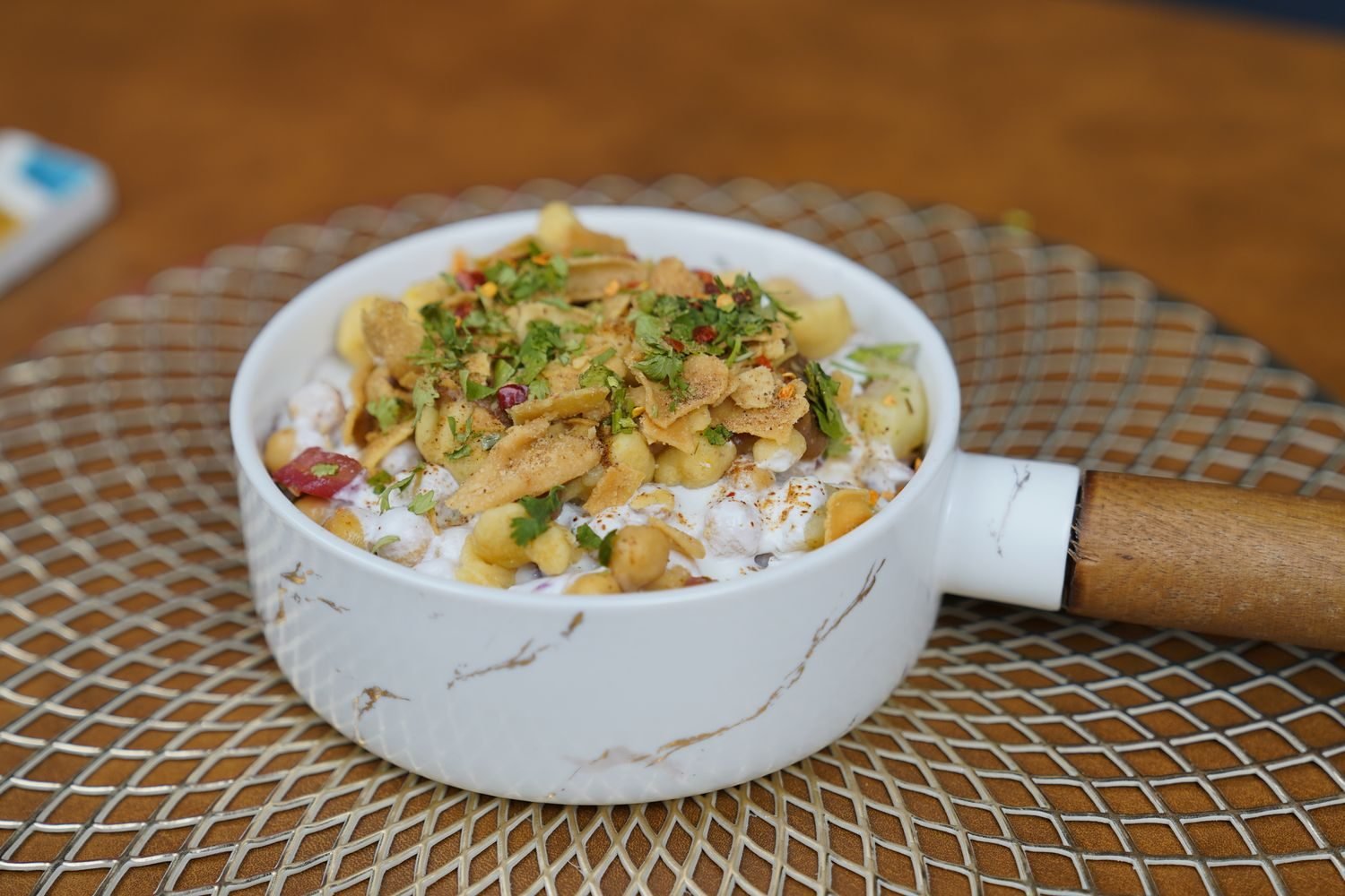 Sabudana khichdi with peanuts and curd as a balanced Navratri fasting meal