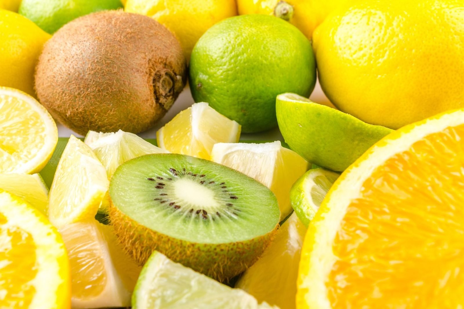 Assortment of fresh fruits and vegetables rich in vitamins that help prevent nutritional deficiency diseases