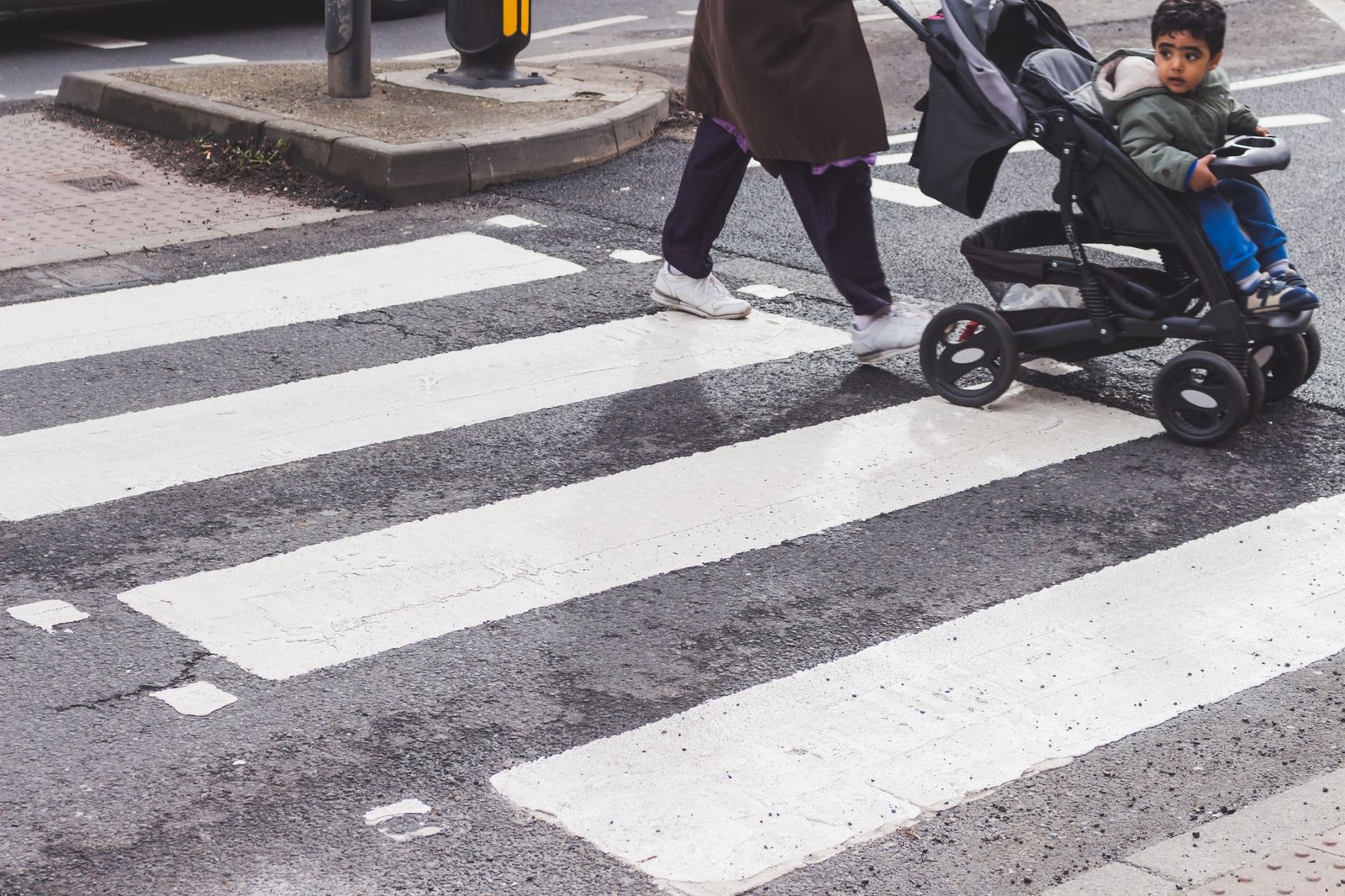 Gentle walking with a stroller, typically the first appropriate movement after C-section clearance