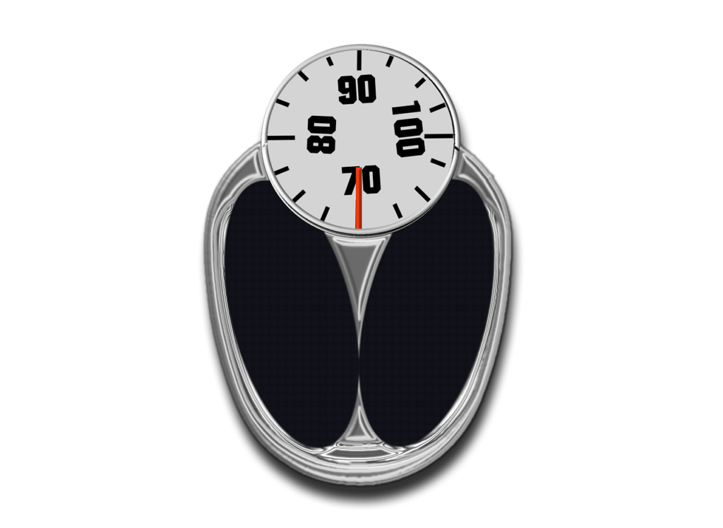 Bathroom scale used to track 10 kg weight loss in 1 month