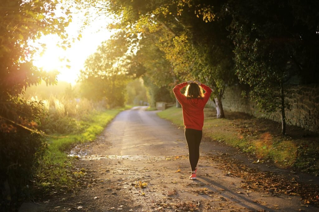 Morning workout sunrise — best time to do zumba